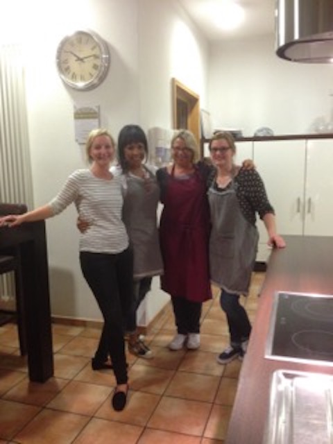 Volunteering at the Ronald McDonald House in Cologne, Germany July 14, 2016 with Annette, Astrid und Nicola
